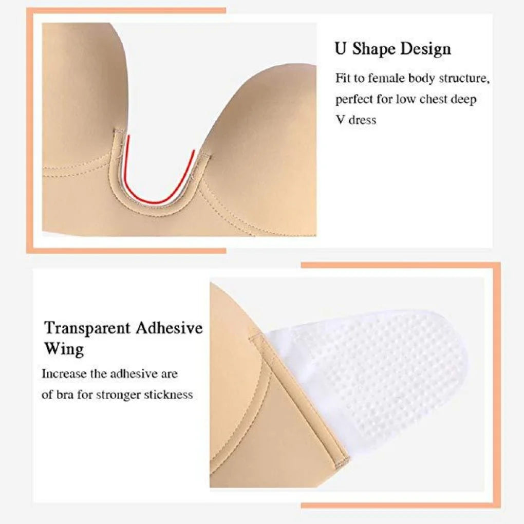 Strapless U Shaped Backless Bra