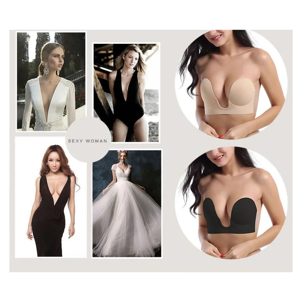 Strapless U Shaped Backless Bra